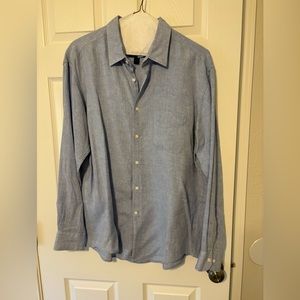 Men’s Jos A. Bank Linen Long Sleeve Size Large